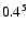 $\rm0.4^{5}$