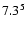 $\rm 7.3^{5}$
