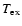 $T_{\rm ex}$