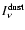 $I_{\nu}^{\rm dust}$