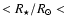 $< R_\star/R_\odot < $