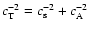 $c_{{\rm T}}^{-2}=c_{{\rm s}}^{-2}+
c_{{\rm A}}^{-2}$