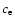 $c_{\rm e}$