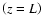$\left(z=L\right)$