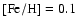 $[{\rm Fe/H}]=0.1$