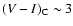 $(V-I)_{\rm C}\sim3$
