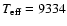 $T_{\rm eff}= 9334$