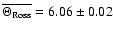 $\overline{\Theta_{\rm Ross}}=6.06\pm0.02$