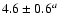 $4.6 \pm 0.6^{a}$