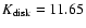$K_{\rm disk}=11.65$