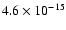 $4.6\times 10^{-15}$