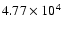 $4.77\times10^{4}$