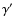 $\gamma^\prime$