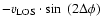 $-v_{\rm LOS} \cdot \sin~(2\Delta\phi)$