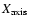 $X_{\rm axis}$