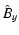$\displaystyle \hat{B}_y$