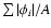 $\sum\vert\phi_i\vert/A$