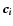 $\vec{c_i}$