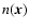 $n(\vec{x})$