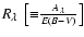 $R_\lambda\ \left[{\equiv}\frac{ A_\lambda}{E(B-V)}\right]$