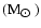 $\rm (M_{\hbox{$\odot$ }})$