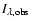 $I_{\rm\lambda,obs}$