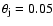 $\theta_{\rm j}=0.05$