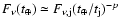 $F_\nu(t_{\oplus}) \simeq F_{\nu,{\rm j}} ({{t_{\oplus}}/{t_{\rm j}}})^{-p}$