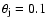 $\theta_{\rm j}=0.1$