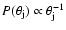 $P(\theta_{\rm j}) \propto
\theta_{\rm j}^{-1}$