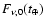 $F_{\nu,0}(t_\oplus)$