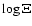 $\log\Xi$