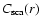 $C_{\rm sca}(r)$