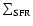 $\sum _{\rm SFR}$