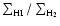 $\sum_{\rm
HI}/\sum_{{\rm H}_2}$