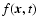 $f(\vec{x},t)$