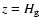 $z=H_{\rm g}$