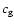 $c_{\rm g}$