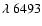 $\lambda~6493$
