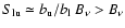 $S_{\rm lu}
\simeq b_{\rm u}/b_{\rm l}~B_\nu > B_\nu$