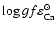 $\log gf\varepsilon_{\rm Ca}^\odot$