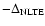 $-\Delta_{\rm NLTE}$