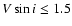 $V \sin i
\le 1.5$