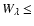 $W_\lambda \le$