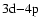$\rm 3d{-}4p$