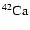 $^{42}{\rm Ca}$