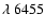 $\lambda~6455$