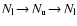 $N_{\rm l} \! \to \! N_{\rm u} \! \to \! N_{\rm l}$