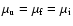 $\mu_{\rm u} =
\mu_{\rm f} = \mu_{\rm i}$