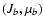 $(J_b, \mu_b)$